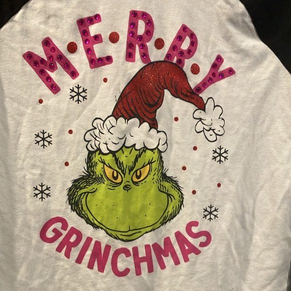 Merry Grinchmas Raglan Shirt - Picture 2 of 4